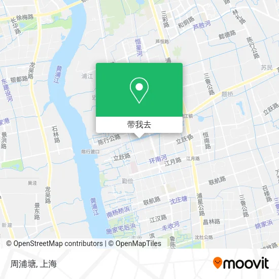 周浦塘地图