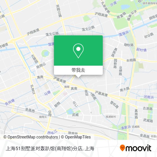 上海51别墅派对轰趴馆(南翔馆)分店地图