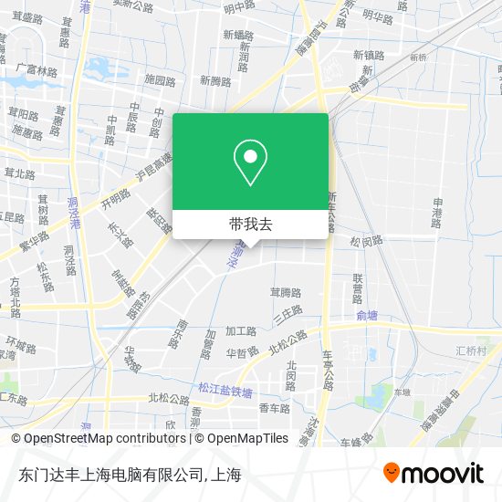 东门达丰上海电脑有限公司地图