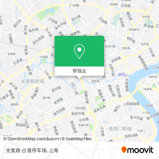 光复路-占道停车场地图