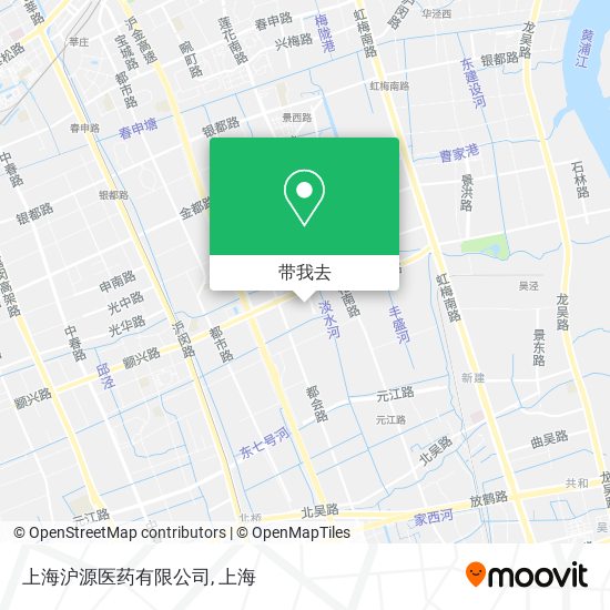 上海沪源医药有限公司地图