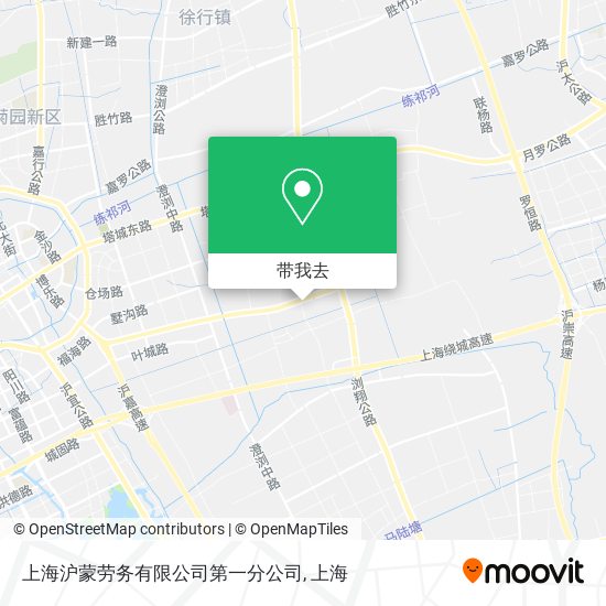 上海沪蒙劳务有限公司第一分公司地图