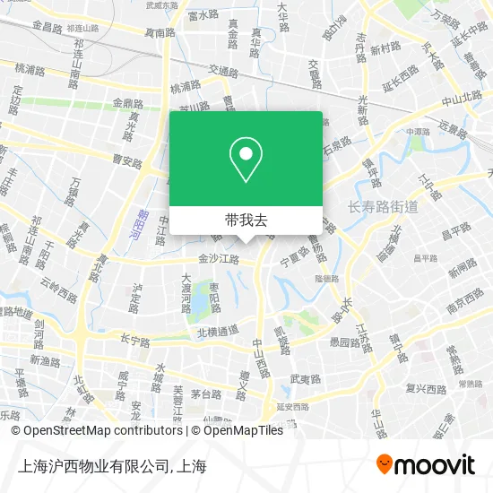 上海沪西物业有限公司地图