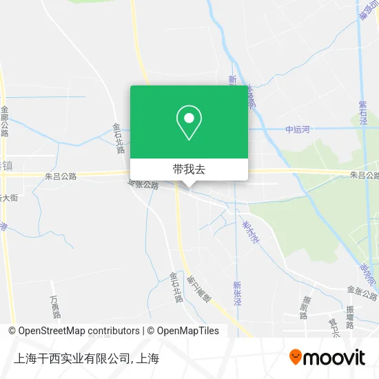 上海干西实业有限公司地图