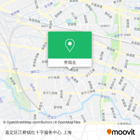 嘉定区江桥镇红十字服务中心地图