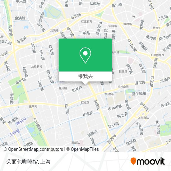 朵面包咖啡馆地图
