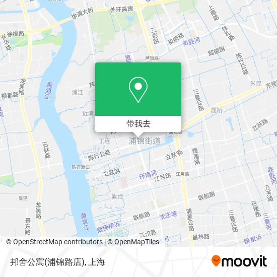 邦舍公寓(浦锦路店)地图