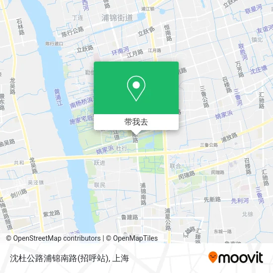 沈杜公路浦锦南路(招呼站)地图