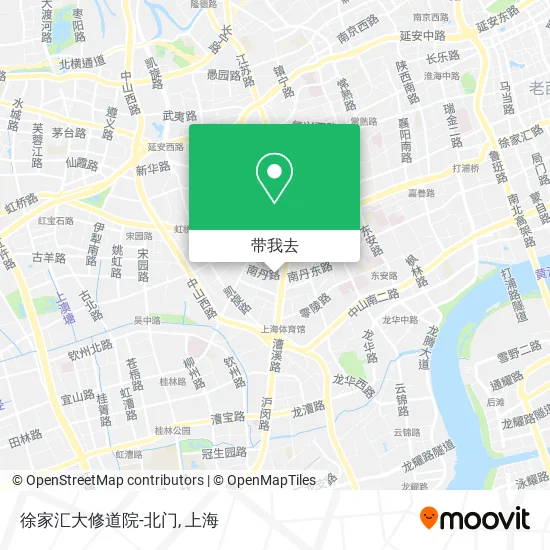 徐家汇大修道院-北门地图