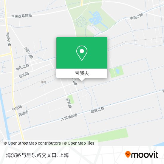 海滨路与星乐路交叉口地图