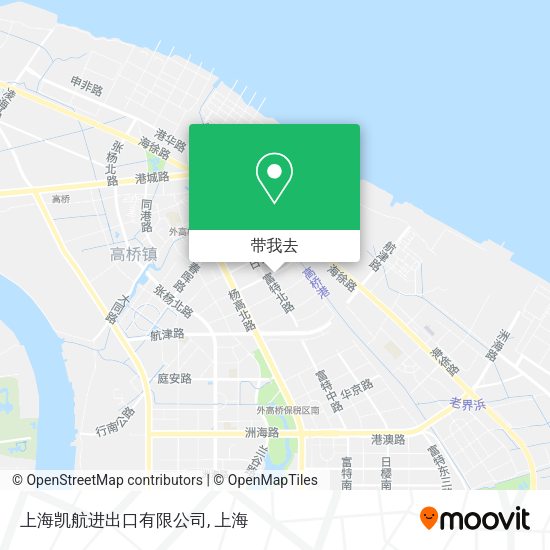 上海凯航进出口有限公司地图