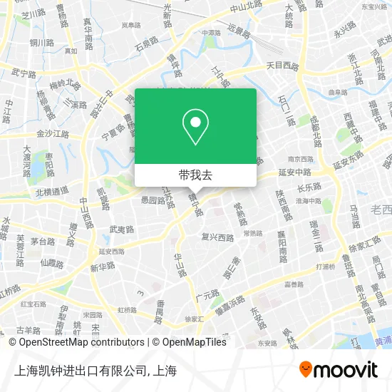 上海凯钟进出口有限公司地图