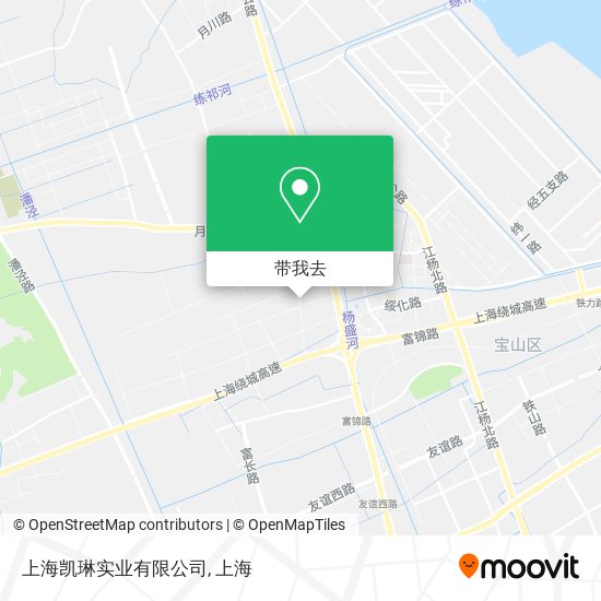 上海凯琳实业有限公司地图