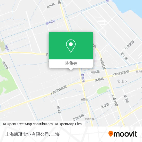 上海凯琳实业有限公司地图
