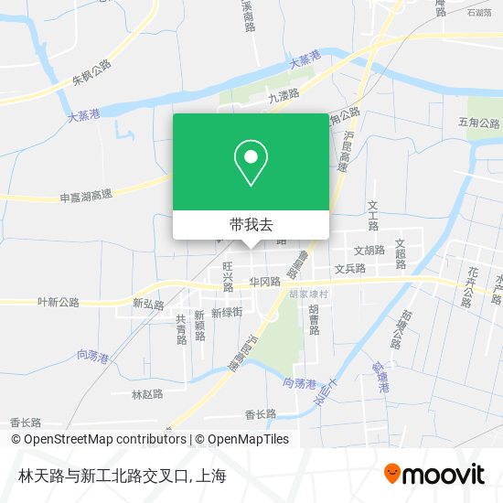 林天路与新工北路交叉口地图