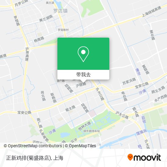 正新鸡排(菊盛路店)地图