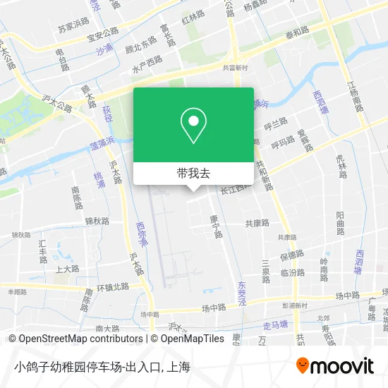 小鸽子幼稚园停车场-出入口地图
