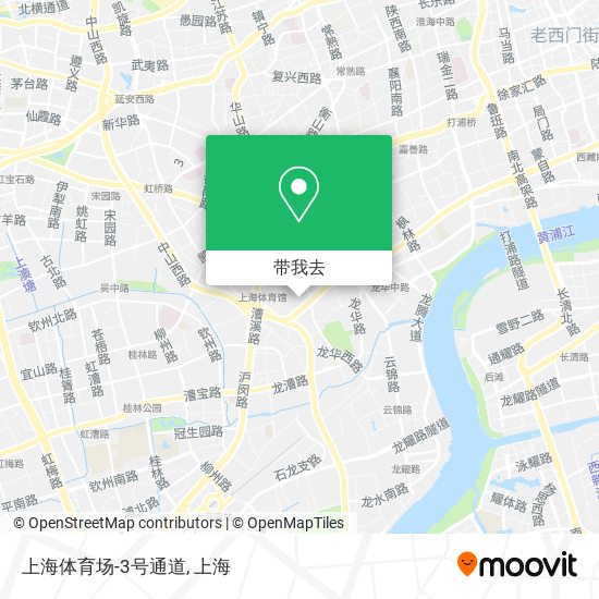 上海体育场-3号通道地图
