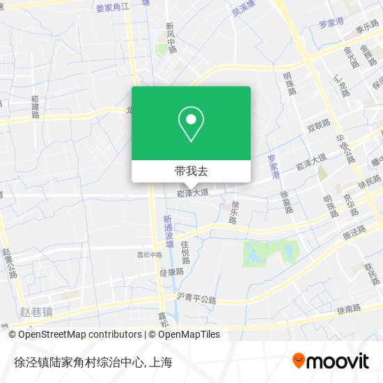 徐泾镇陆家角村综治中心地图