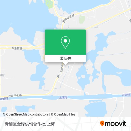 青浦区金泽供销合作社地图