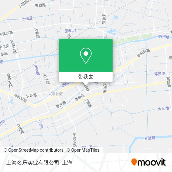 上海名乐实业有限公司地图