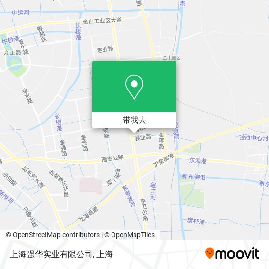 上海强华实业有限公司地图
