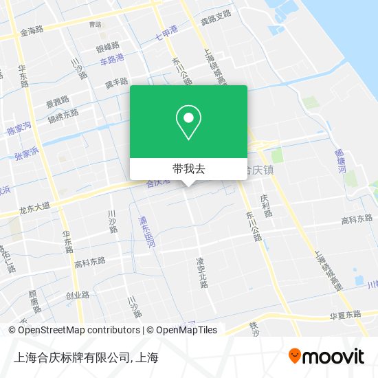 上海合庆标牌有限公司地图