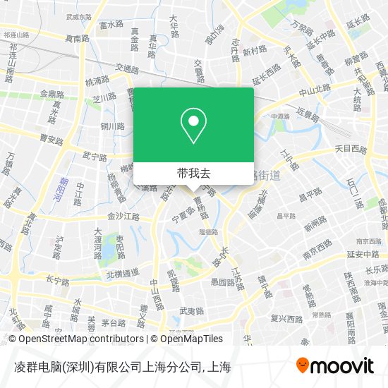 凌群电脑(深圳)有限公司上海分公司地图