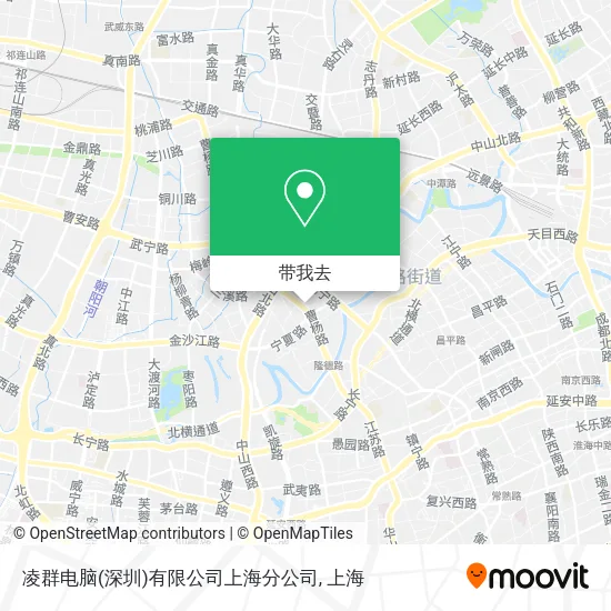 凌群电脑(深圳)有限公司上海分公司地图