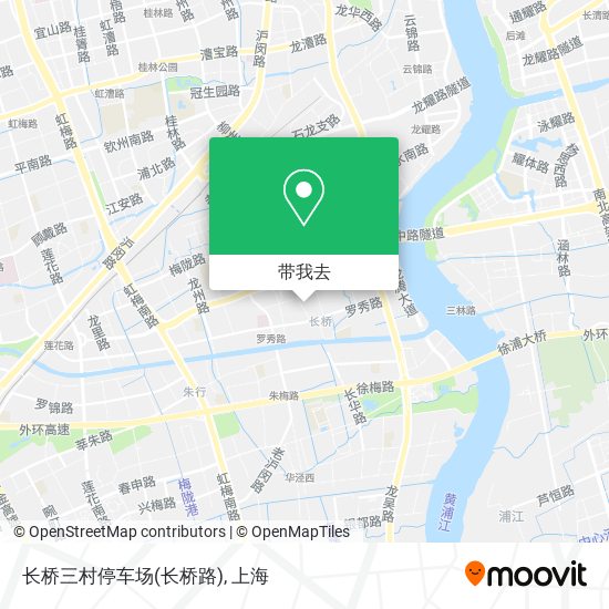 长桥三村停车场(长桥路)地图