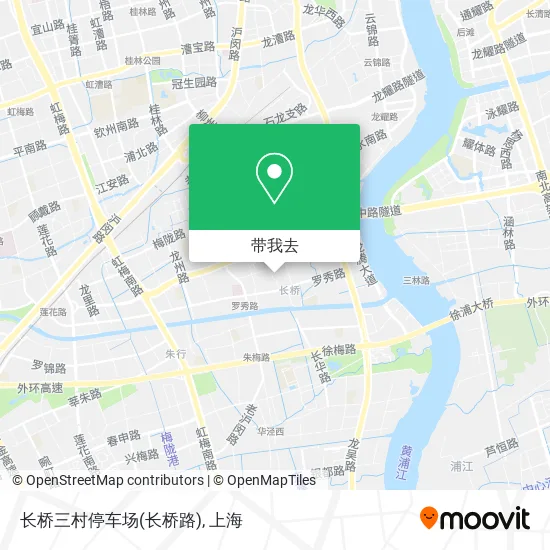 长桥三村停车场(长桥路)地图