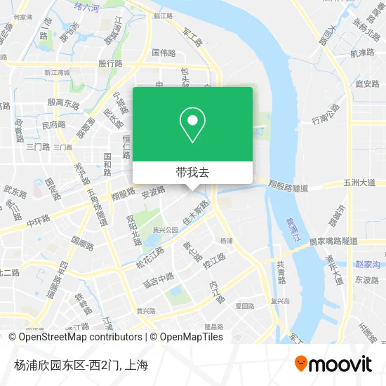杨浦欣园东区-西2门地图