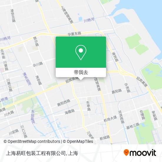 上海易旺包装工程有限公司地图