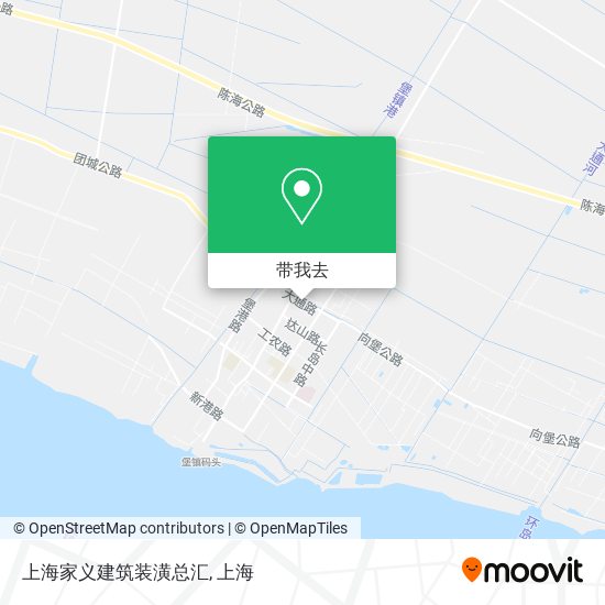 上海家义建筑装潢总汇地图