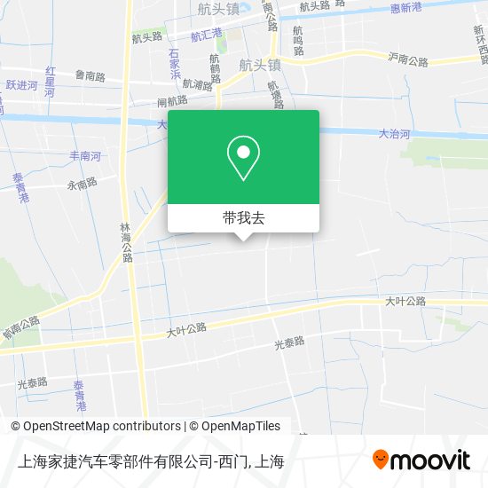 上海家捷汽车零部件有限公司-西门地图