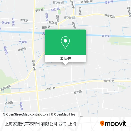 上海家捷汽车零部件有限公司-西门地图