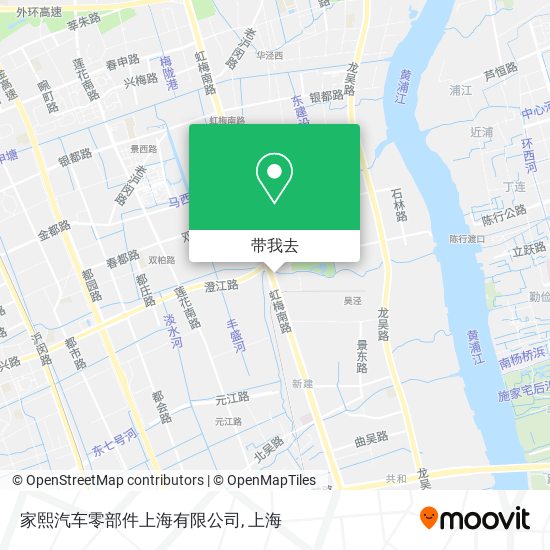 家熙汽车零部件上海有限公司地图