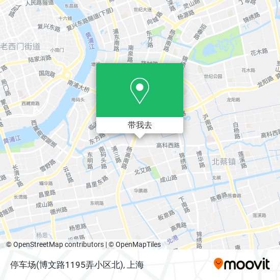 停车场(博文路1195弄小区北)地图