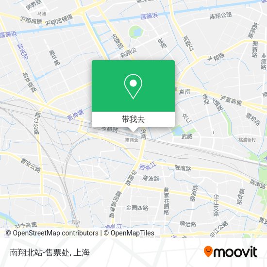 南翔北站-售票处地图