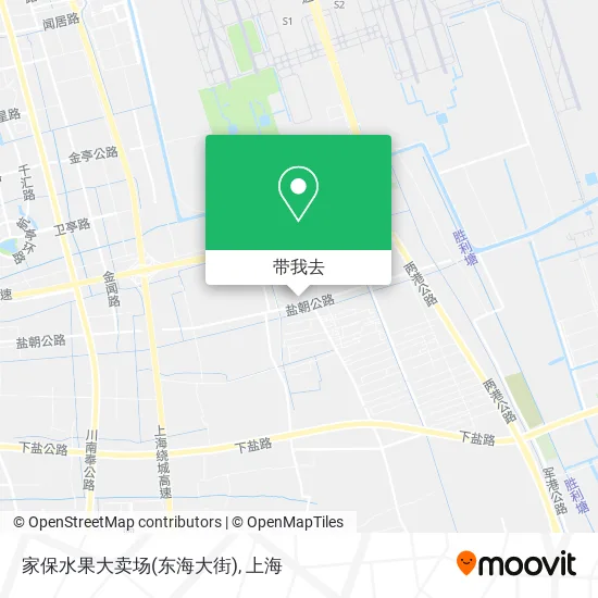 家保水果大卖场(东海大街)地图