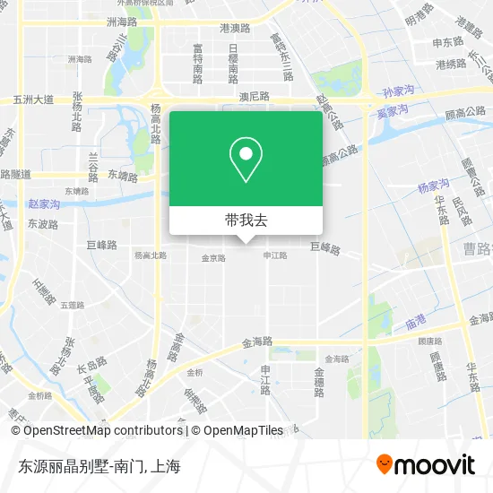 东源丽晶别墅-南门地图