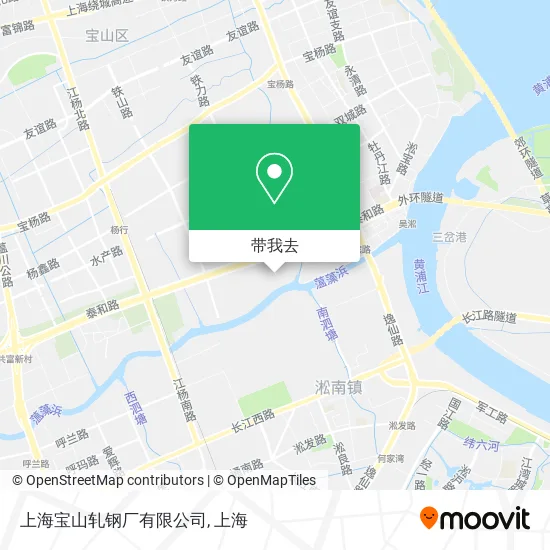 上海宝山轧钢厂有限公司地图