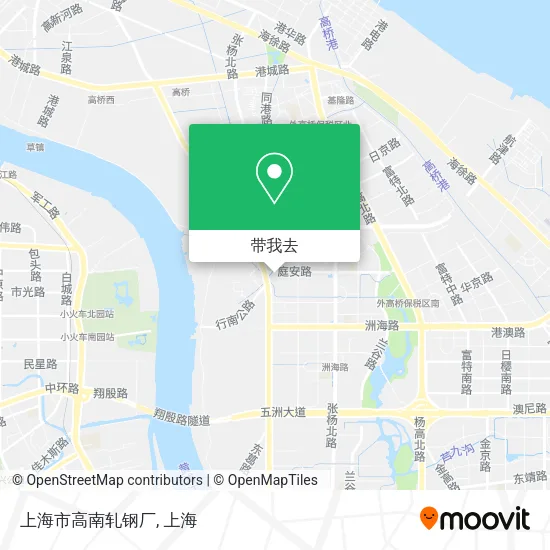 上海市高南轧钢厂地图