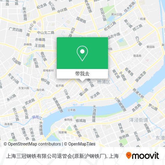 上海三冠钢铁有限公司退管会(原新沪钢铁厂)地图