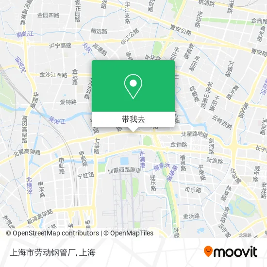 上海市劳动钢管厂地图