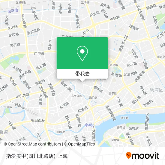 指爱美甲(四川北路店)地图