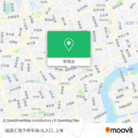 福源汇地下停车场-出入口地图