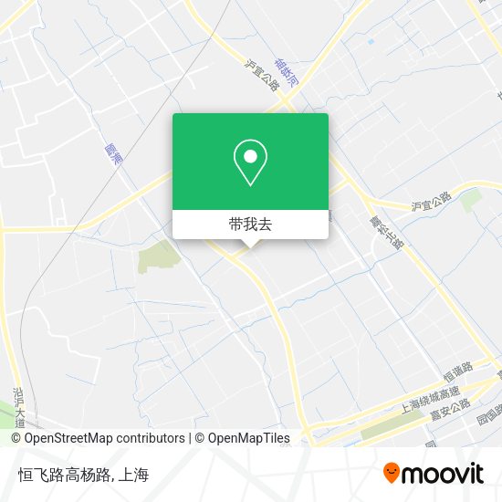 恒飞路高杨路地图