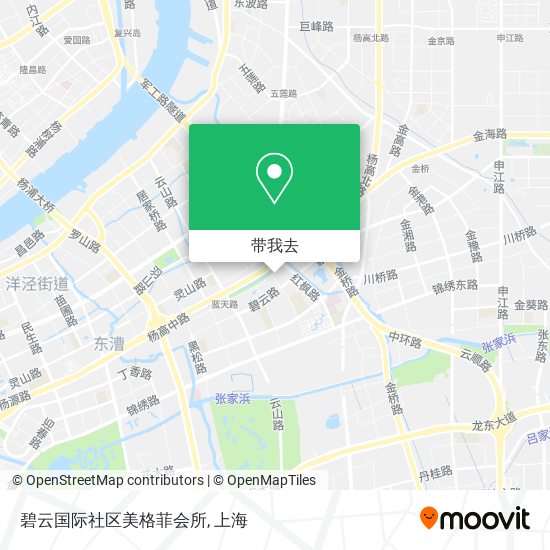 碧云国际社区美格菲会所地图