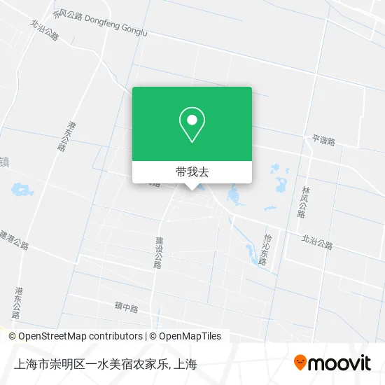 上海市崇明区一水美宿农家乐地图